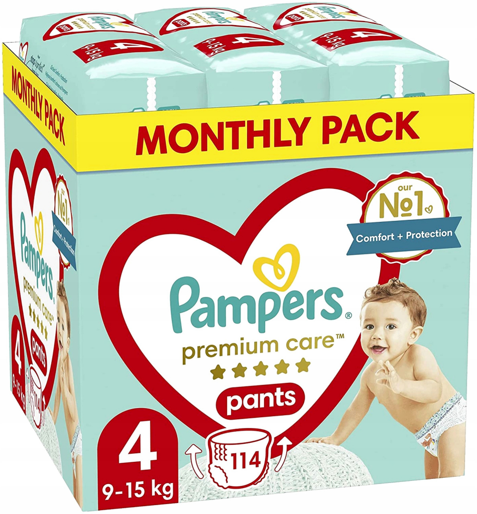 PAMPERS Premium Care Pants 4 114 ks
