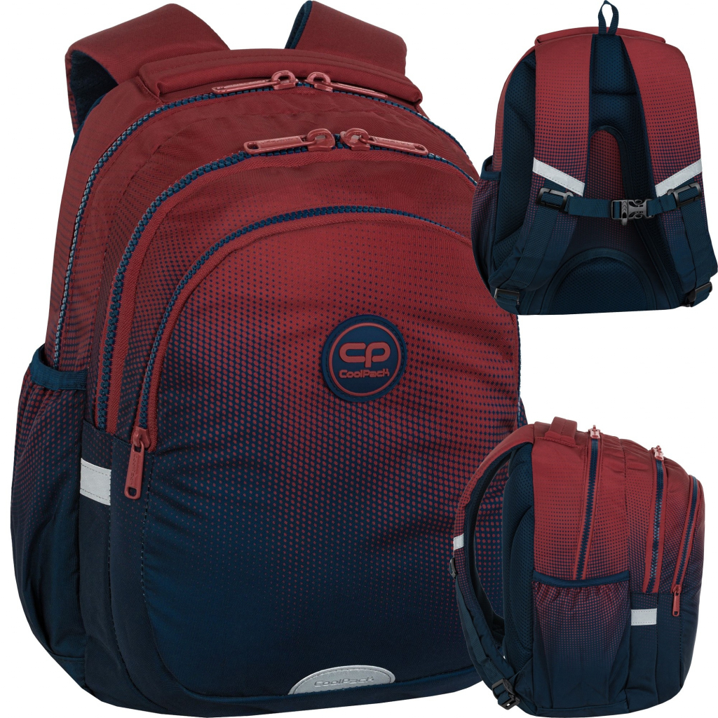 Coolpack batoh Jerry Gradient černo-červená