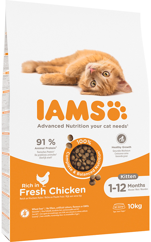 IAMS Advanced Nutrition Kitten Fresh Chicken 10 kg