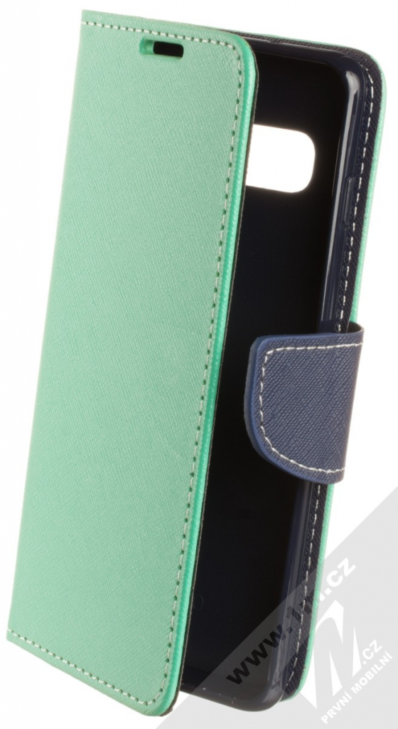 Pouzdro Forcell Fancy Book Samsung Galaxy S10 mátově zelené