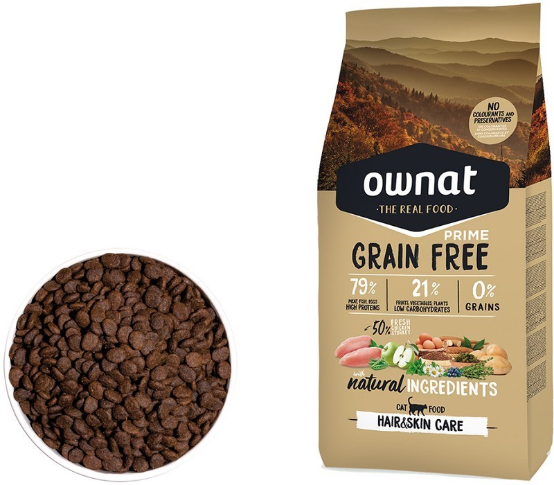 OWNAT GF PRIME CAT Hair & Skin 1 kg