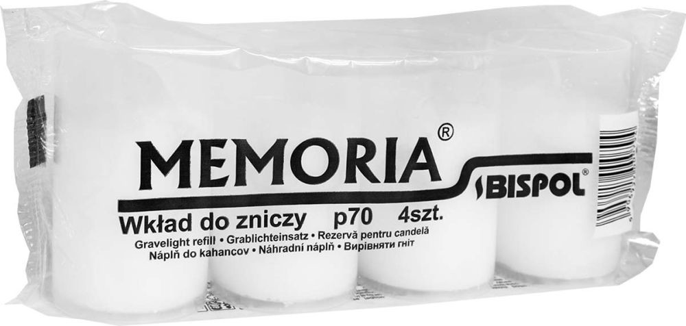 Bispol Memoria bílá 4 x 70 g