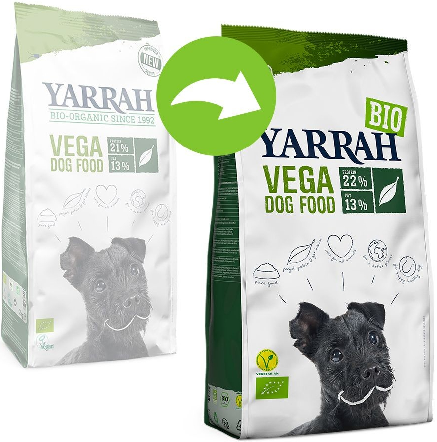 Yarrah Bio ekologické vegetariánské 2 x 10 kg