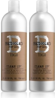 Tigi Bed Head B for Men Clean Up šampon 750 ml + Peprmint kondicionér 750 ml dárková sada