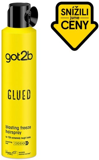 Schwarzkopf Got2b Glued Blasting Freeze Spray s extrémní fixací 300 ml