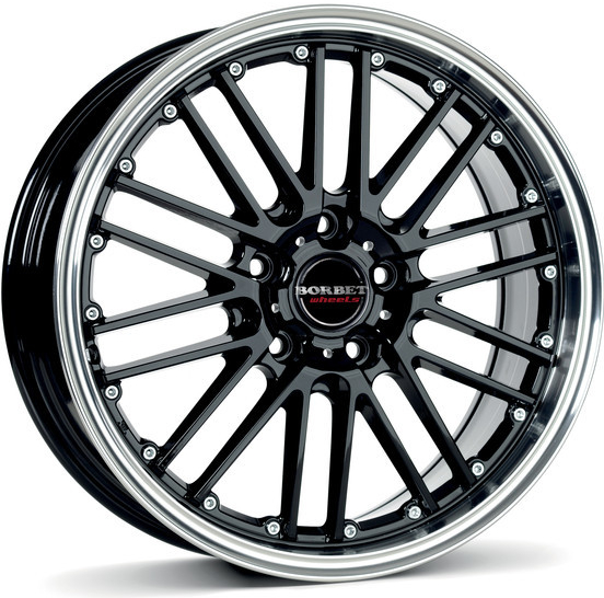 Borbet CW2 7x17 5x110 ET35 black polished