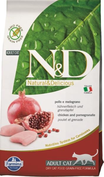 N&D Prime Cat Adult Chicken and Pomegranate 1,5 kg