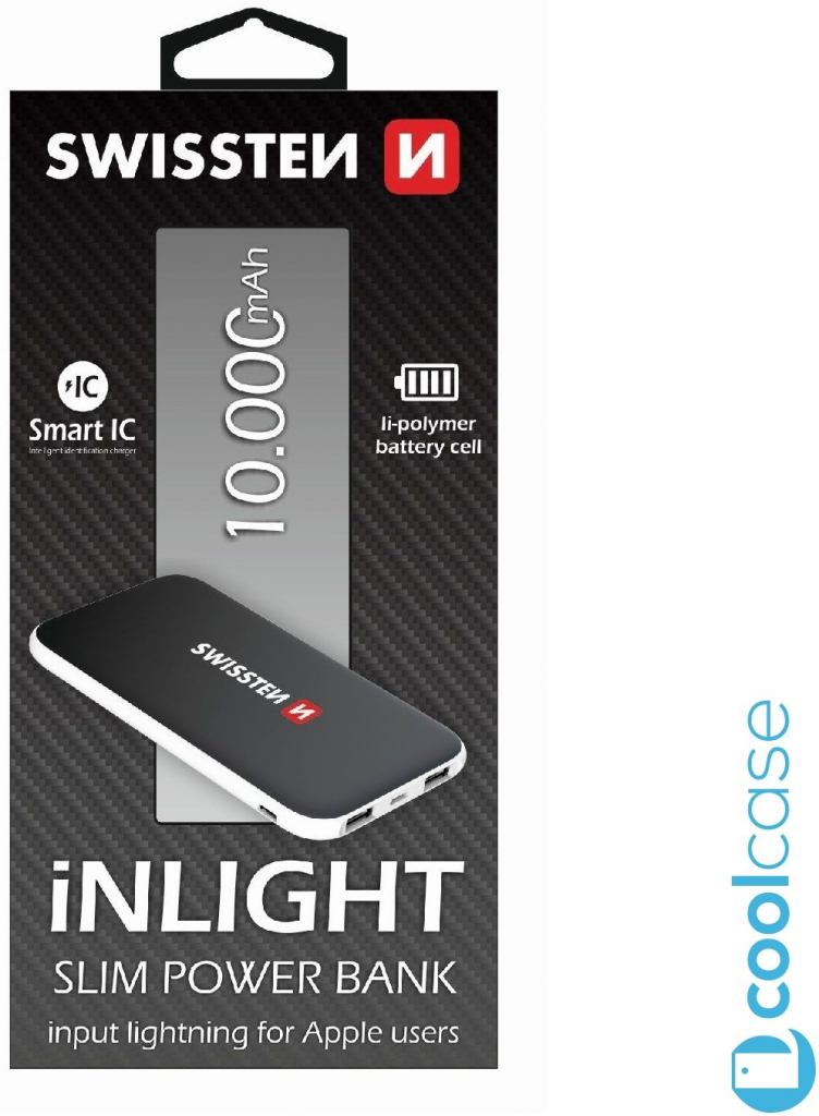 Swissten iNLIGHT POWER BANK 10000 mAh