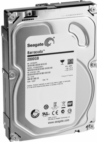 Seagate Barracuda 7200.12 2TB, 7200rpm, SATA, 64MB, ST2000DM001