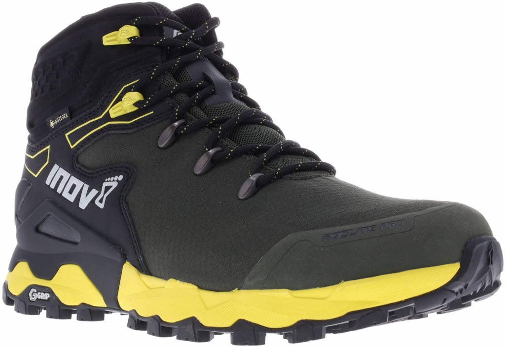 Inov 8 Roclite Pro G 400 Gtx v2 M S olive black yellow zelená