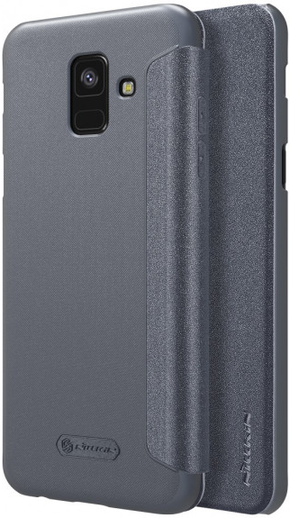 Pouzdro Nillkin Sparkle flipové Samsung Galaxy A6 2018 - černé
