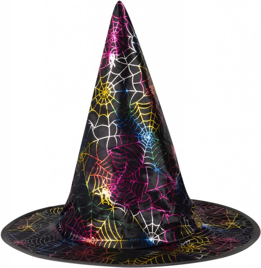 Rappa klobouk čarodějnice s pavučinou