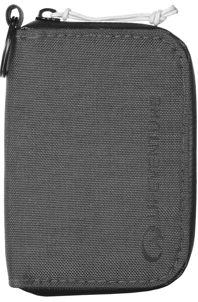 Lifeventure Recycled RFiD Coin Wallet grey