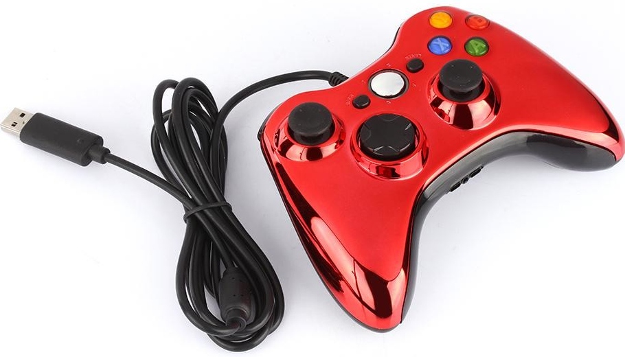 PSko drátový ovaldač pro Xbox 360 red 13318