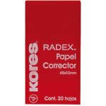 Opravný papírek RADEX KORES