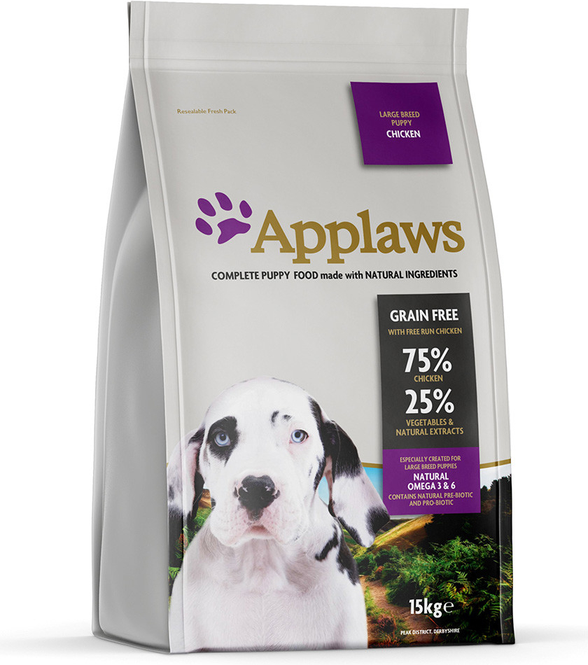 Applaws Dog Dry Dog Chicken Large Breed Puppy 2 x 15 kg