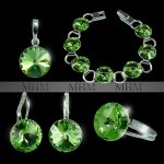 Swarovski Rivoli Peridot
