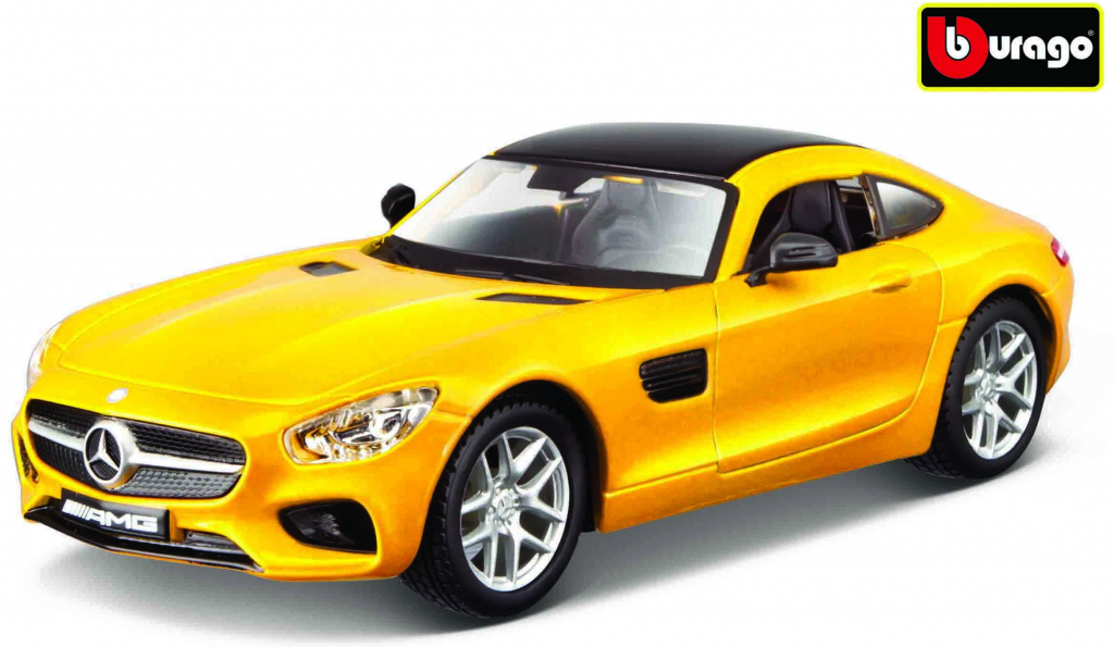 Bburago Plus Mercedes AMG GT žlutá 1:32