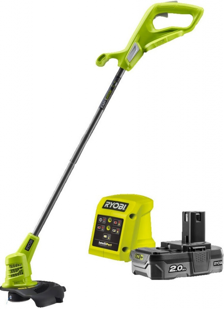 Ryobi RLT1825M-20Saku 18V vyžínač + 2,0 Ah baterie + nabíječka + sada 10ks kotoučů a nožů ONE+