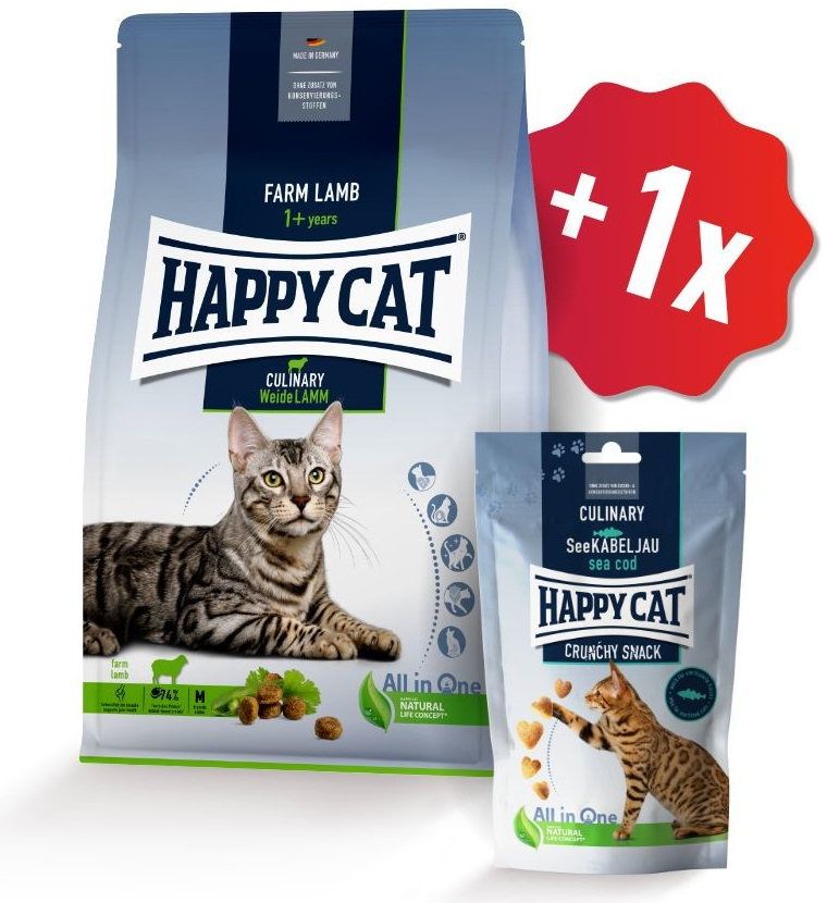 Happy Cat Culinary Weide Lamm Jehněčí 1,3 kg