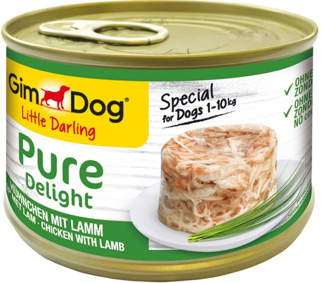 Gimdog Little Darling Pure Delight Chicken with Beef 6 x 150 g