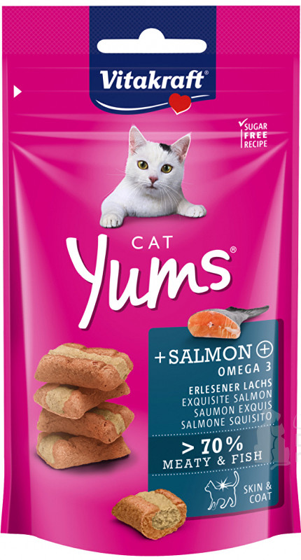 Vitakraft Cat Yums losos Omega 3 40 g