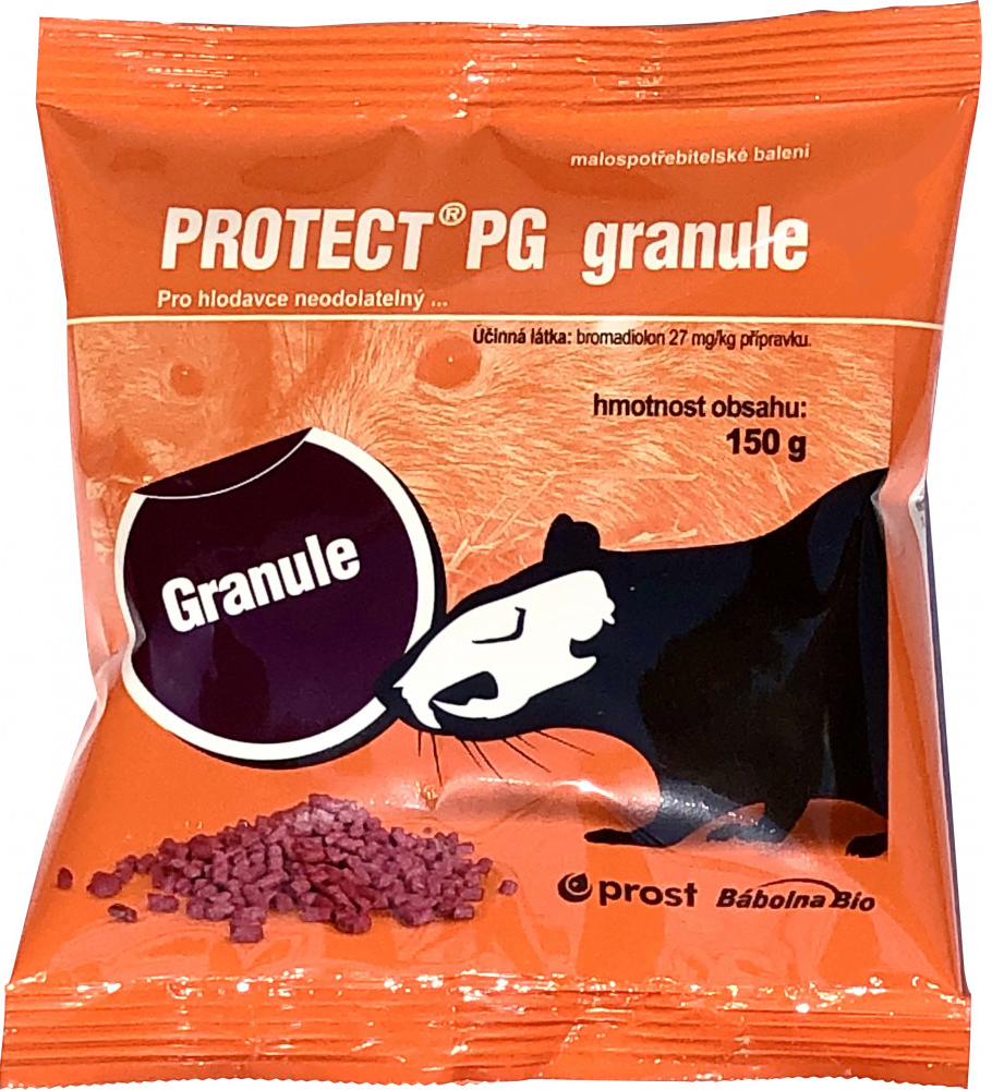 Prost Protect PG Granule rodenticidní přípravek na hubení hlodavců sáček 150 g