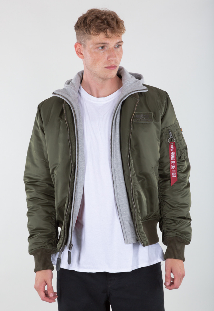 Alpha Industries bunda MA-1 D-TEC dark green