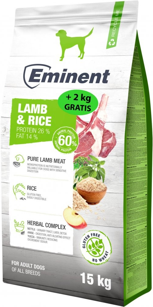Eminent Lamb and Rice High Premium 17 kg