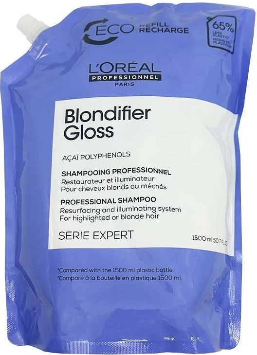 L\'Oréal Série Expert Blondifier Gloss Shampoo náhradní náplň 1500 ml