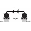 Kabel Scart 1m Kabel Scart 1m