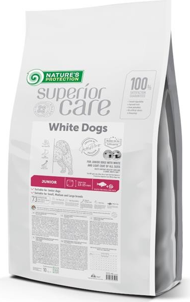 Nature\'s Protection Superior Care White Dogs Junior Grain Free White Fish 10 kg