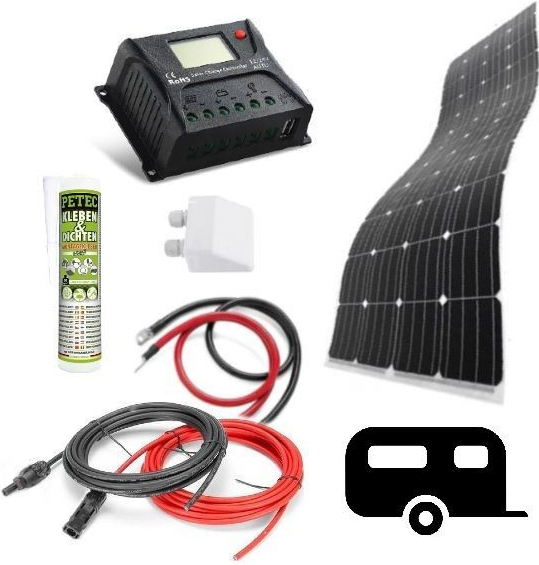 VSelektro Solar kit 100Wp bydlík I flexi Výkon FV: Flexi FVP 1ks 150W