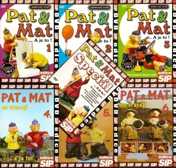 Pat a Mat komplet 7 DVD