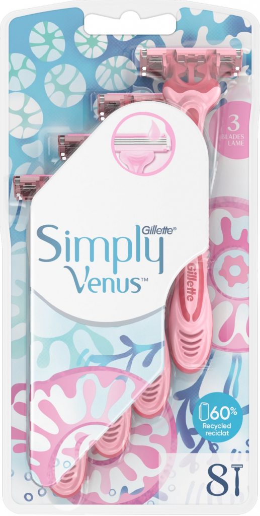 Gillette Simply Venus 3 8 ks