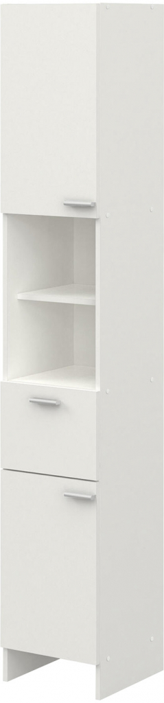 Idea skříňka 2 dveře + 1 zásuvka KORAL bílá