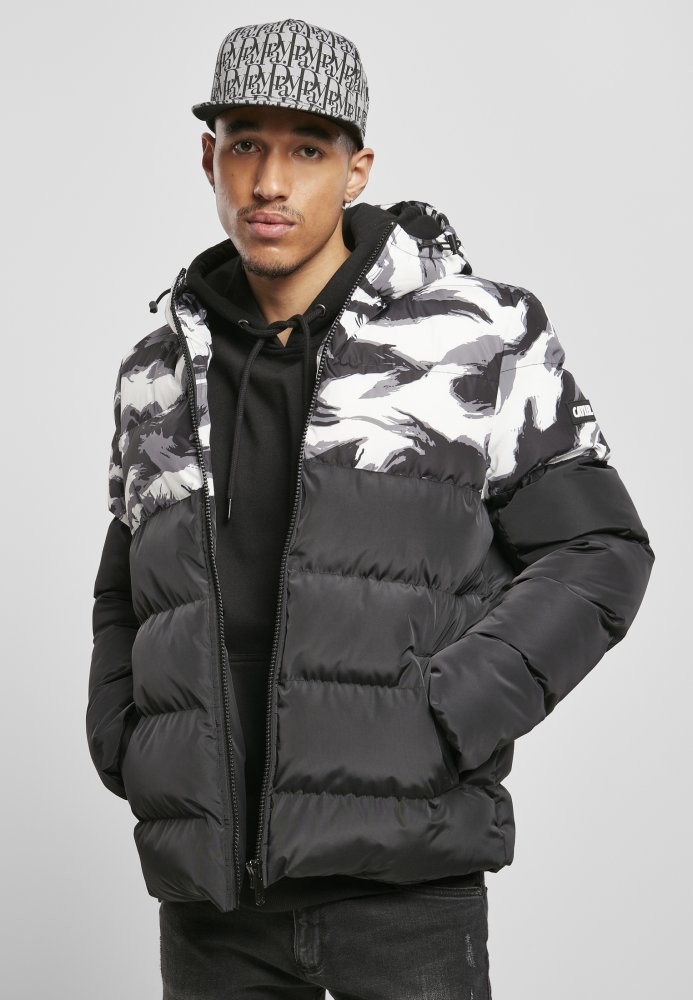 Cayler & Sons Statement Brushcamo Yoke Puffer Jacket black/grey