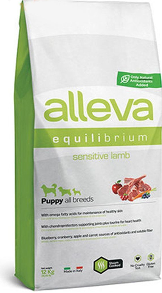 Alleva Equilibrium Sensitive Puppy All Breeds Lamb 12 kg