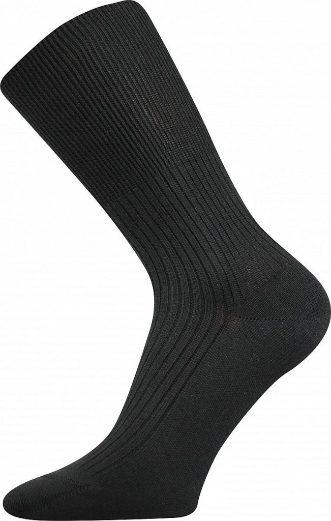 Lonka ZDRAVAN ponožky 3 páry Černá