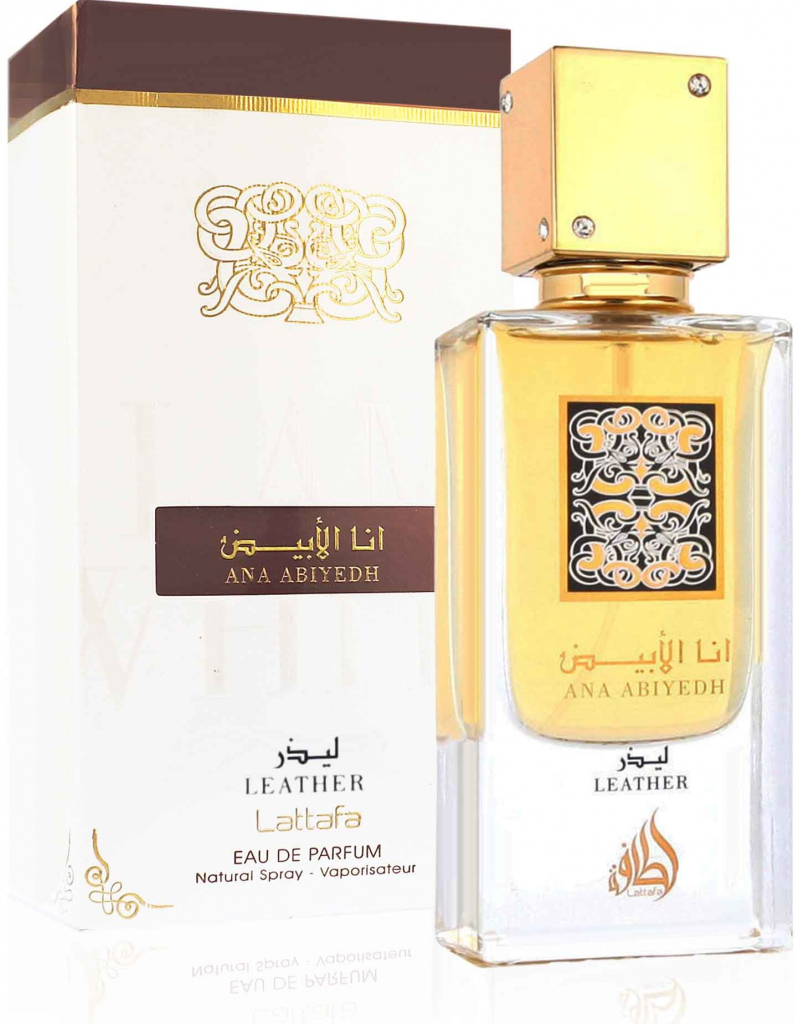 Lattafa Ana Abiyedh Leather parfémovaná voda unisex 60 ml