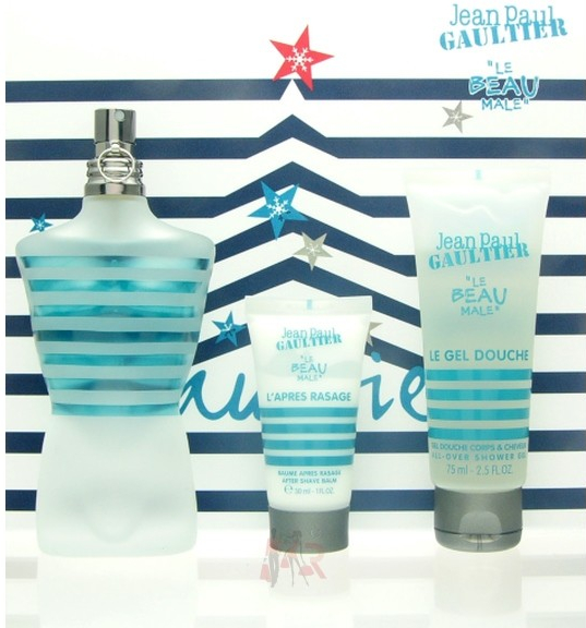 Jean Paul Gaultier Le Bea Male EDT 125 ml + sprchový gel 75 ml + balzám po holení 30 ml dárková sada
