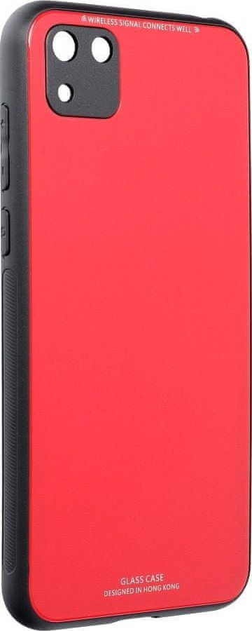 Pouzdro Glass Case Huawei Y5P červené