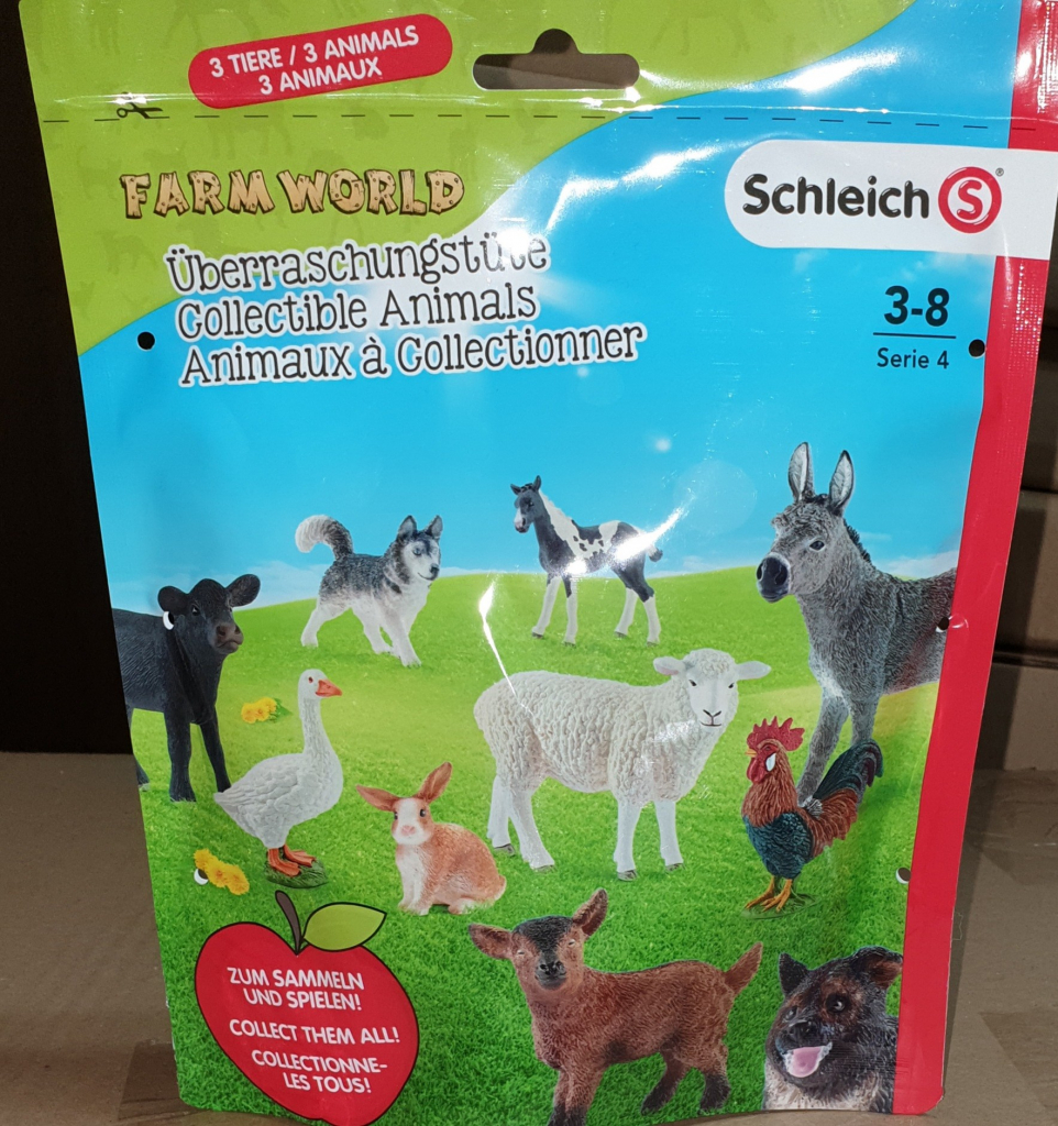 Schleich Sáček s překvapením farmářská zvířátka L série 4