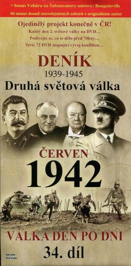 Deník 2. světové války - červen 1942 DVD