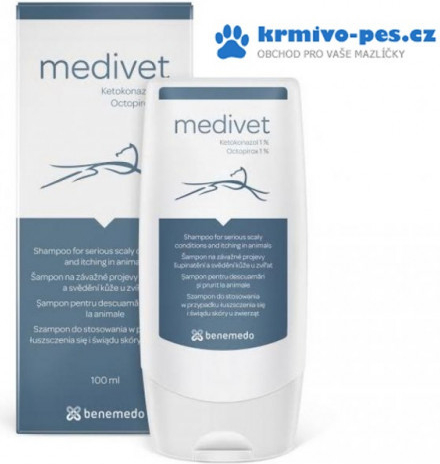 Medivet veterinární šampon - lupy a svědění 100 ml