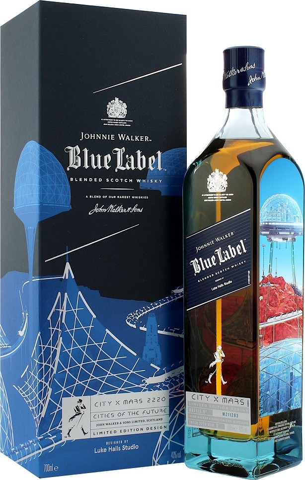 Johnnie Walker Blue Label Cities of the Future Mars 2220 40% 0,7 l (karton)