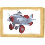Šlapací stíhačka Silver pursuit Pedal Plane