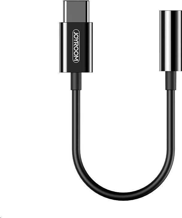 Pouzdro Joyroom Ben Series adaptér 3.5 mm jack / USB-C, černé SH-C1