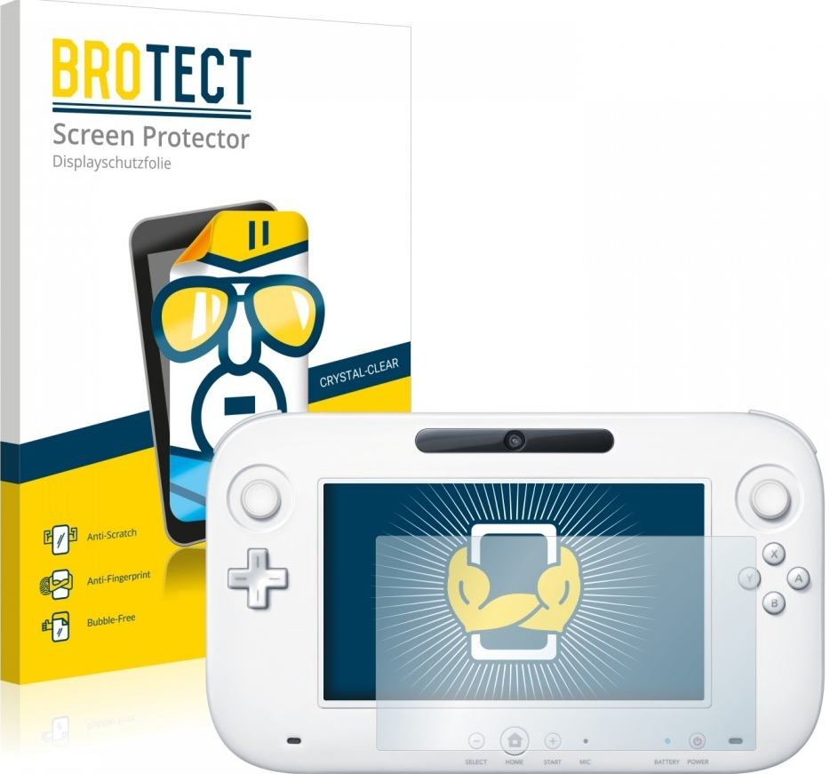 Brotect HD-Clear Screen Protector 2x Nintendo Wii U GamePad
