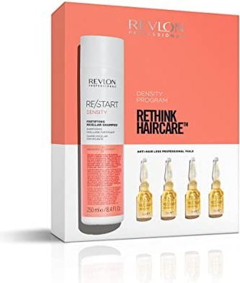 Revlon Professional Restart Density posilující šampon 250 ml + ampule proti vypadávání vlasů 12 x 5 ml dárková sada